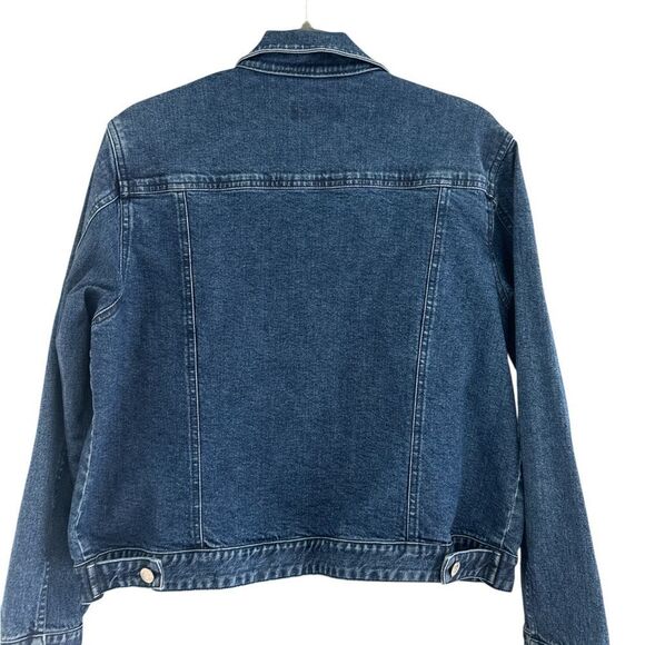 Pendleton Trucker Denim Jean Jacket Size Womens Petite Large - Picture 4 of 5